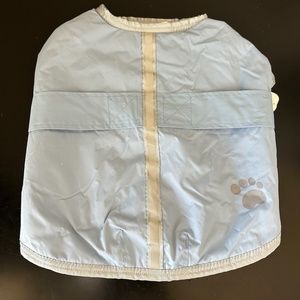 Top Paw Dog Jacket Blue Rain Repellent Plaid Fleece Reversable. Size M. NWT